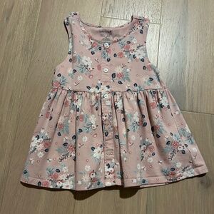Cynthia Rowley Light Pink Floral Sleeveless Dress for Girls Size M(7/8) Spring!